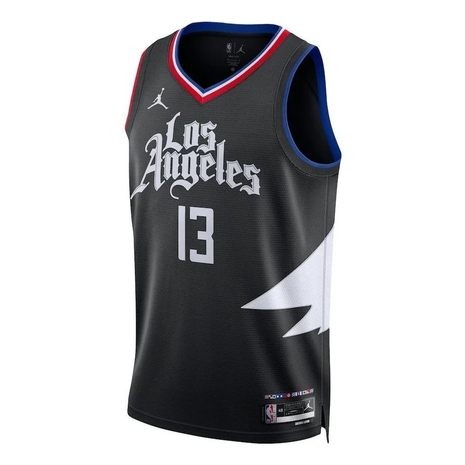 Air Jordan Los Angeles Clippers Statement Edition Dri-FIT NBA Swingman Jersey ‘Black’ DO9529-011