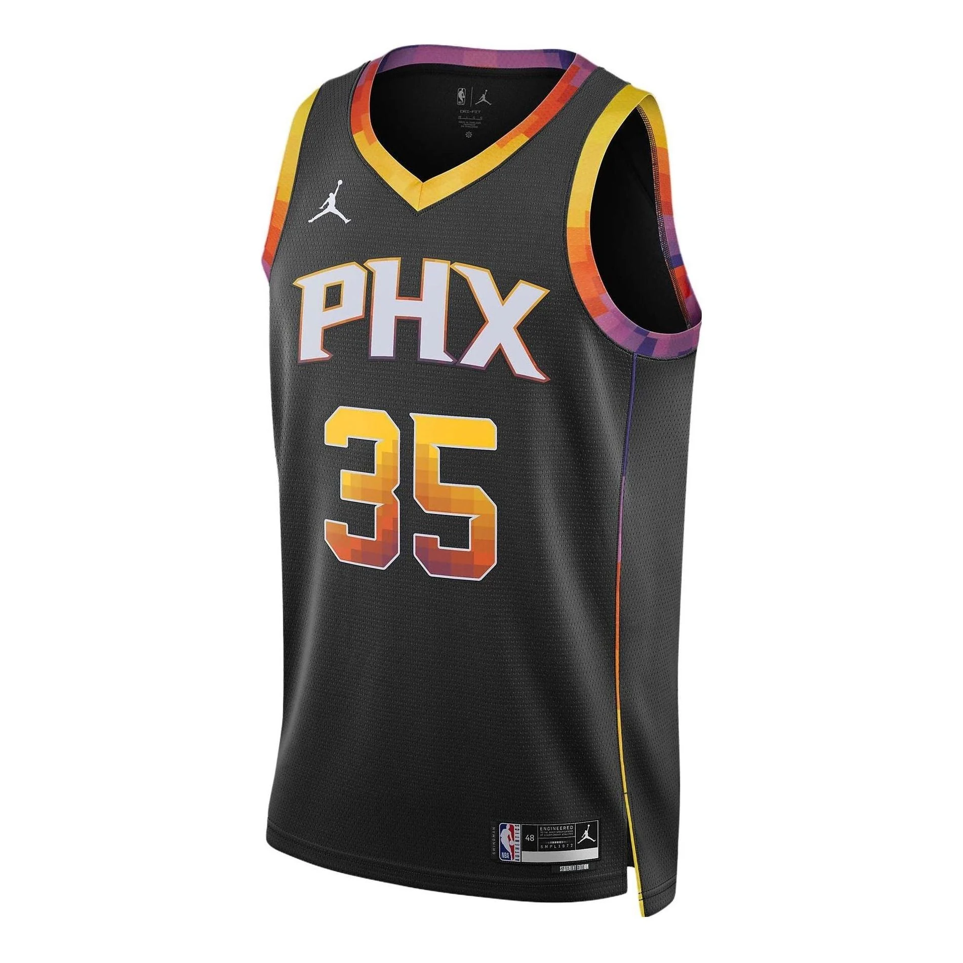 Air Jordan Dri-FIT x NBA Phoenix Suns Statement Edition Swingman Jersey ‘Black’ DO9540-015