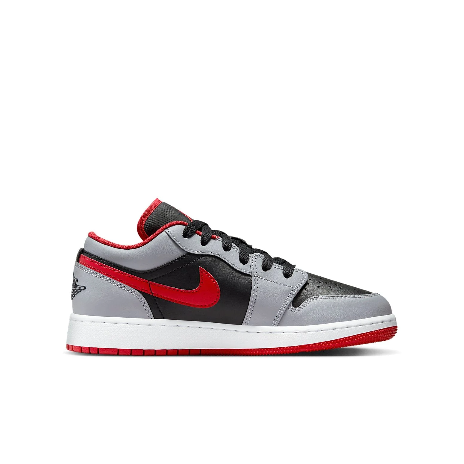 (GS) Air Jordan 1 ‘Cement Grey White Fire Red’ 553560-060