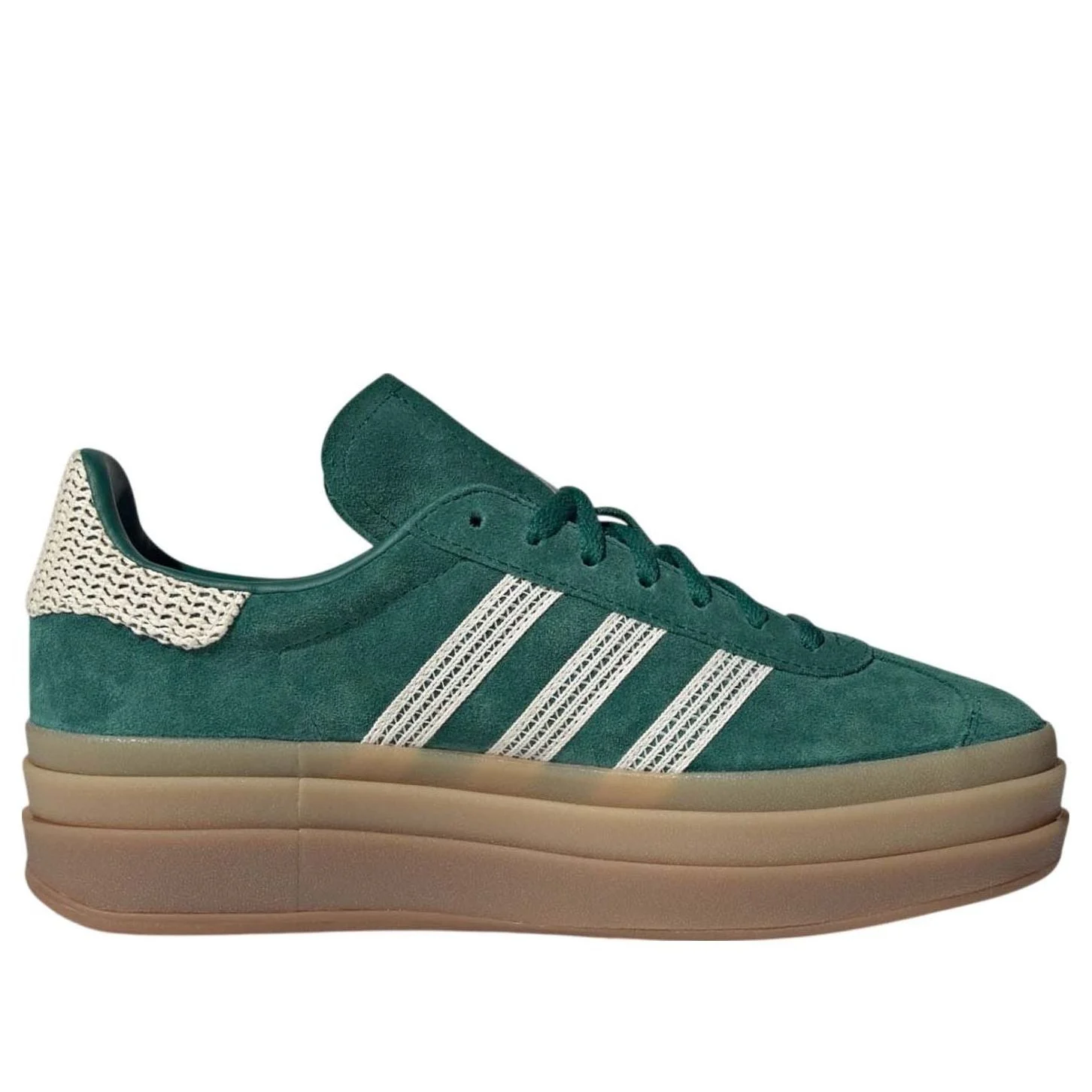 (WMNS) adidas Gazelle Bold ‘Collegiate Green White Gold’ JS3358