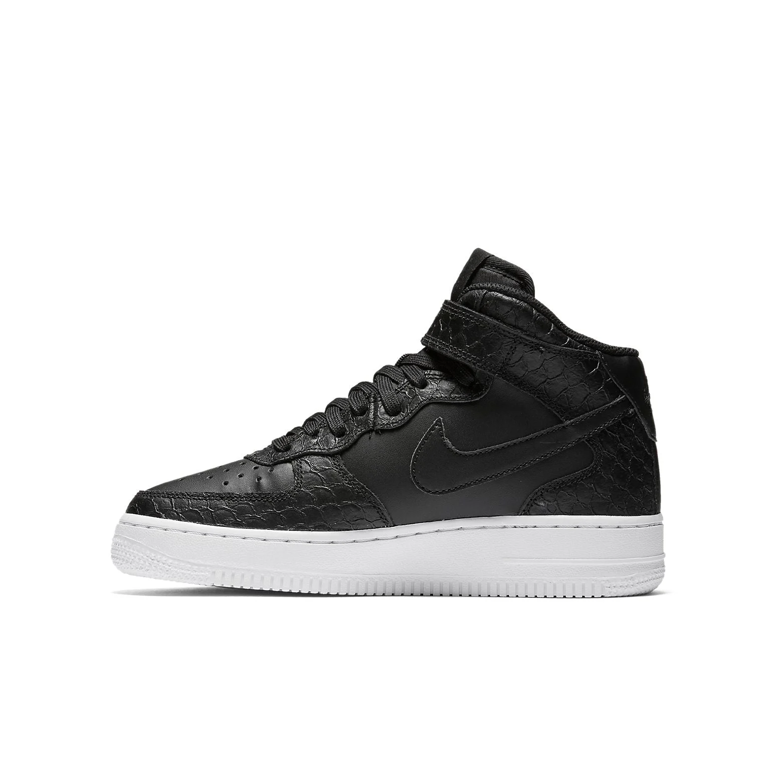 (GS) Nike Air Force 1 Mid ‘Black Snake’ 820342-001