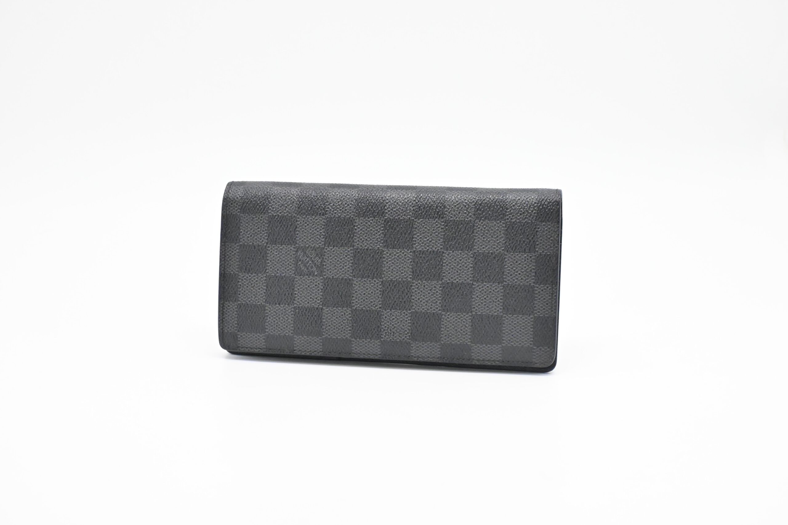 Louis Vuitton Brazza Wallet in Damier Graphite Canvas