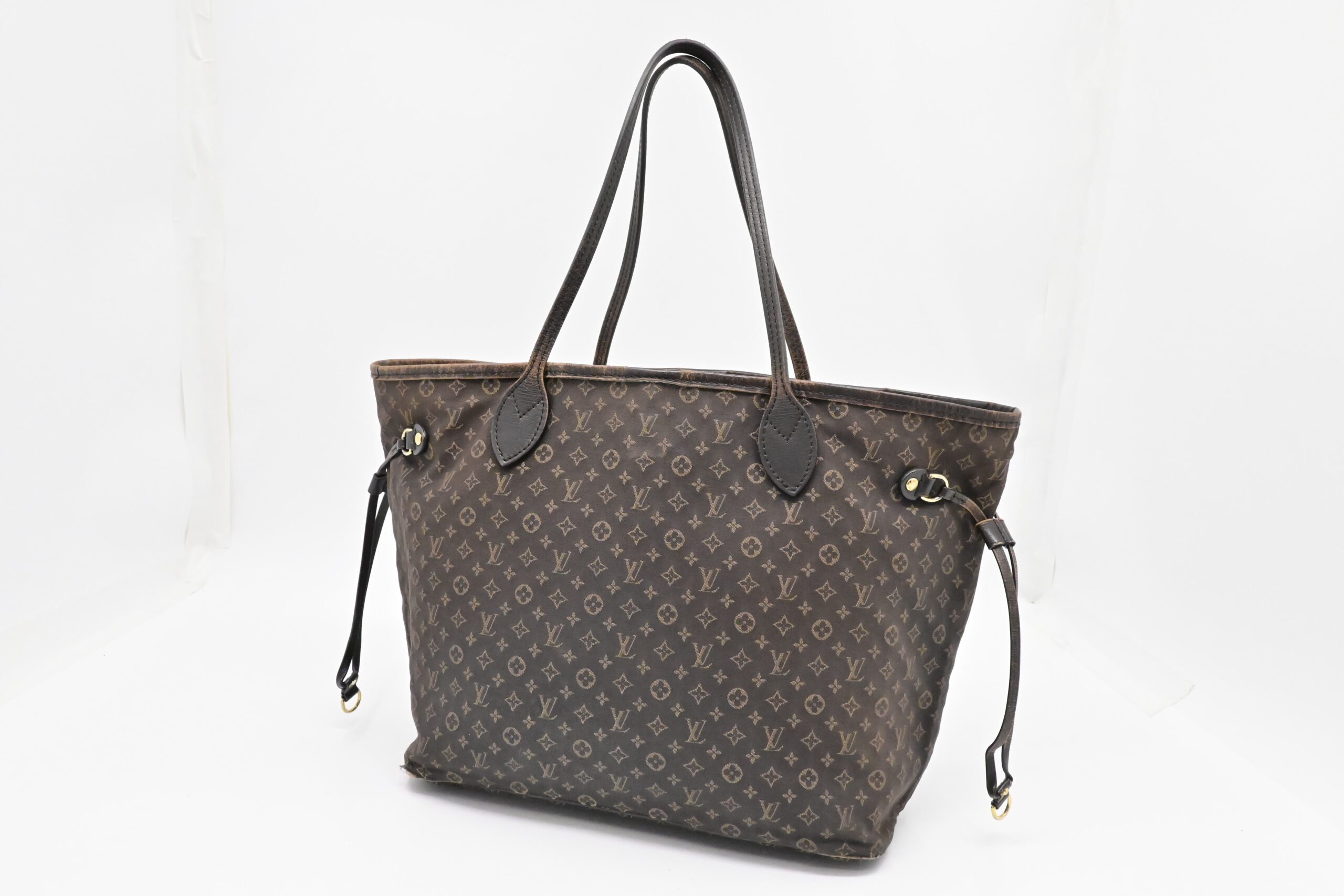 Louis Vuitton Neverfull MM in Fusain Mini Lin Canvas